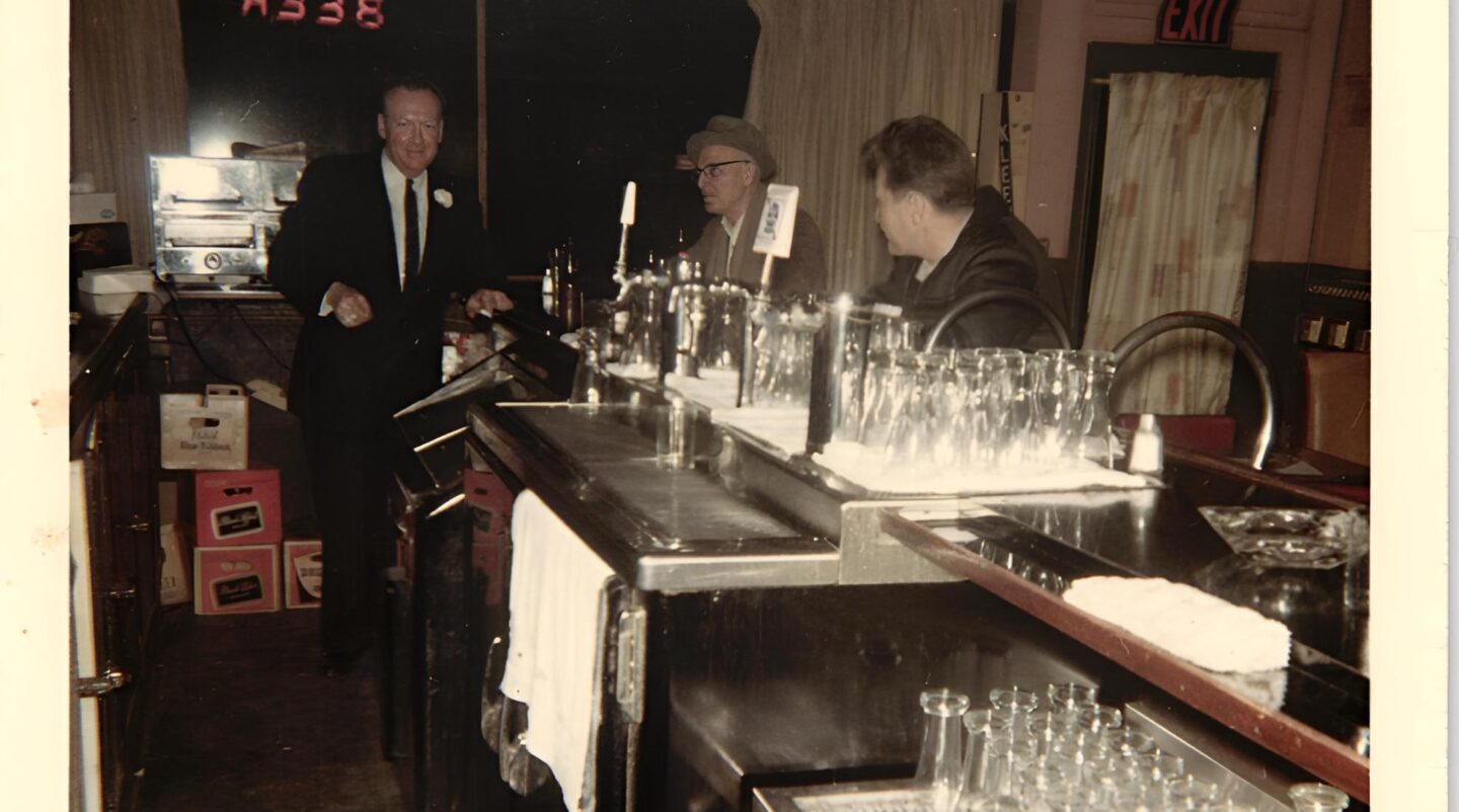Men at a bar